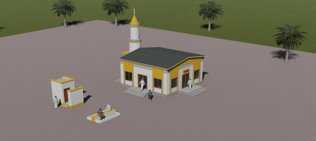 مسجد وبئر 49م2